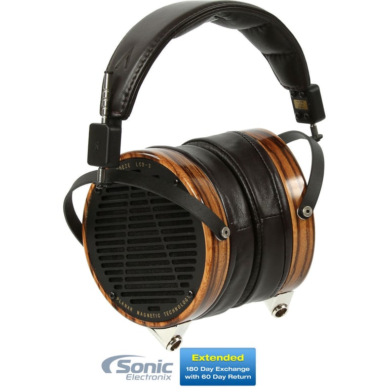 Audeze LCD-3 (LCD3-ZW-L-TC) + Sonic Electronix Bonus Pack 3 Image 1