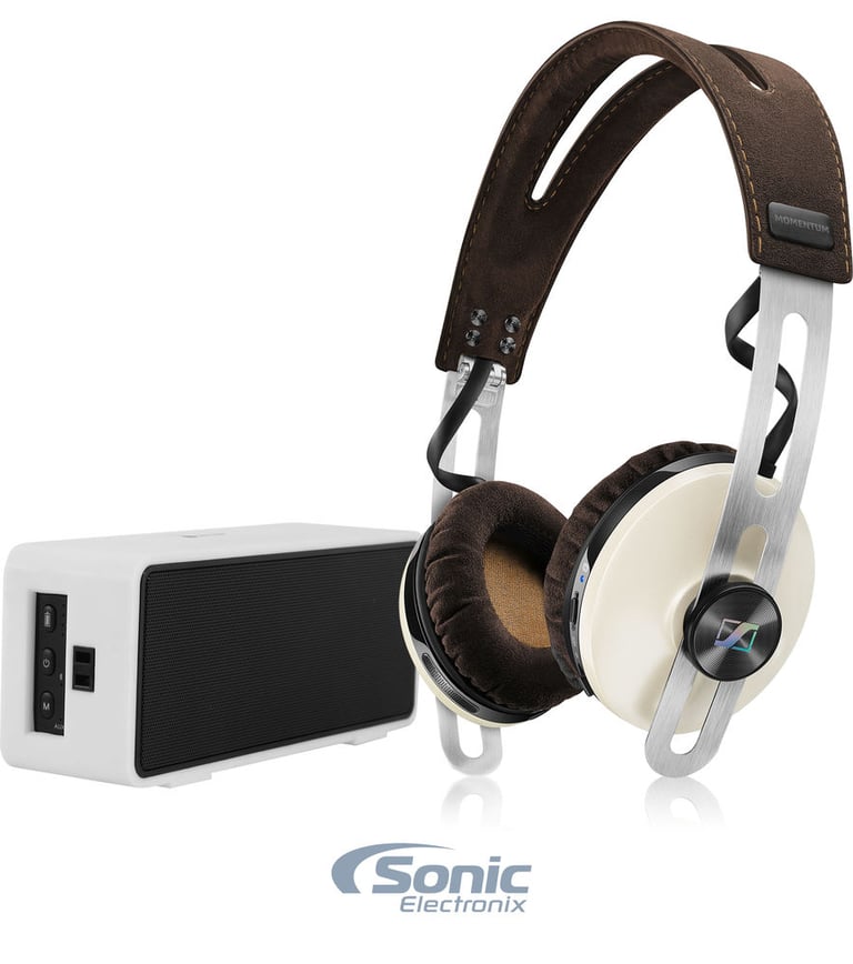 Sennheiser Momentum 2.0 On-Ear Bluetooth Headphones (Ivory) w/ Bonus Pack 4 Image 1
