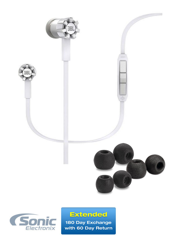 JBL Synchros S200i - (White S200-i) + Sonic Electronix Bonus Pack 4 Image 1