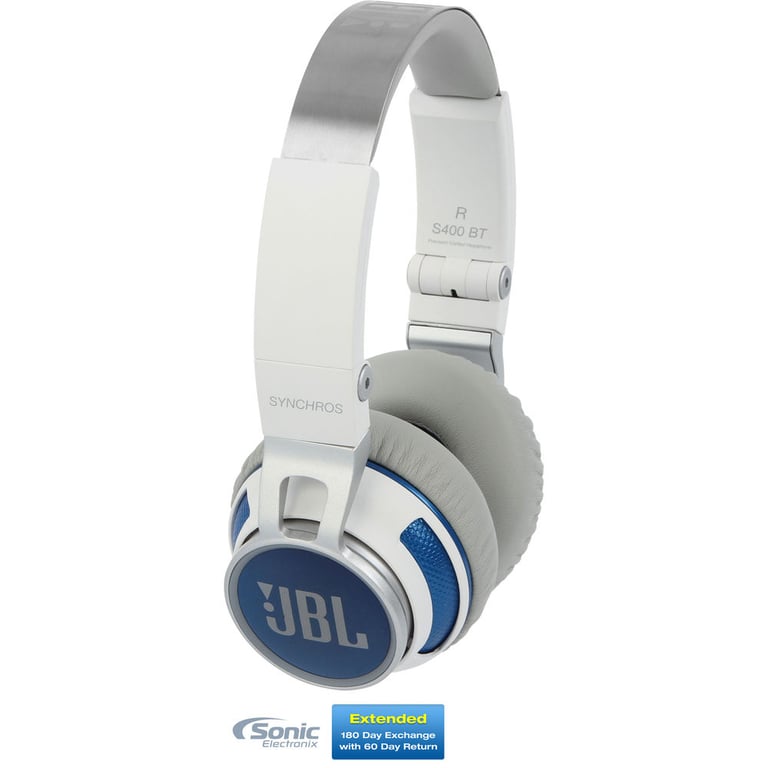 JBL Synchros S400BT Bluetooth Headphones + Sonic Electronix Bonus Pack 3 Image 1