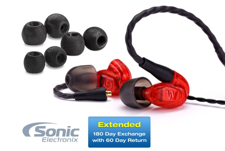Westone UM Pro 10 Red + Sonic Electronix Bonus Pack 4 Image 1