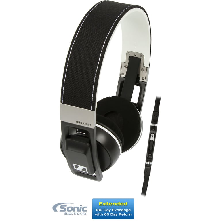 Sennheiser Urbanite (Black) for Galaxy, On-Ear + Sonic Electronix Bonus Pack 3 Image 1