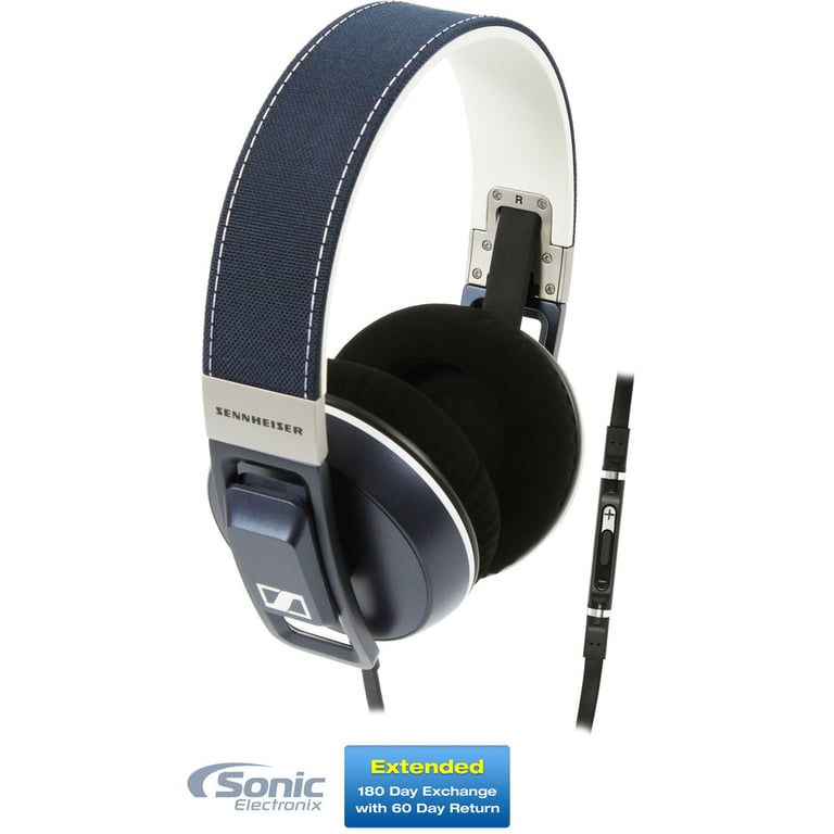 Sennheiser Urbanite XL (Denim) for Galaxy, Over-Ear + Sonic Electronix Bonus Pack 3 Image 1