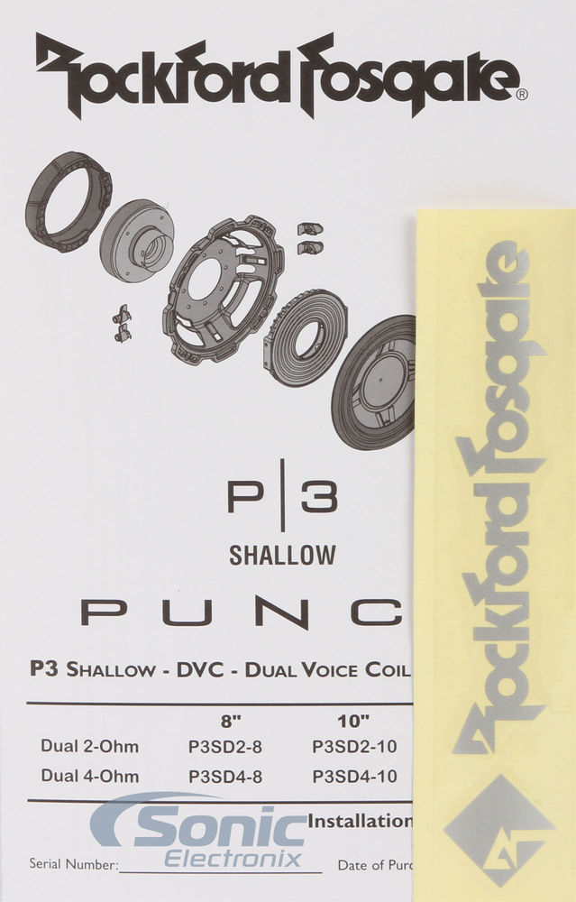 Rockford Fosgate Punch P3SD2-12 (Open Box, Great) Image 6