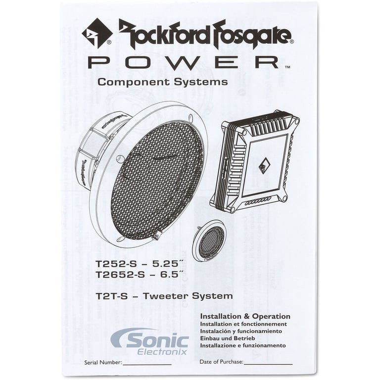 Rockford Fosgate T252-S Image 12