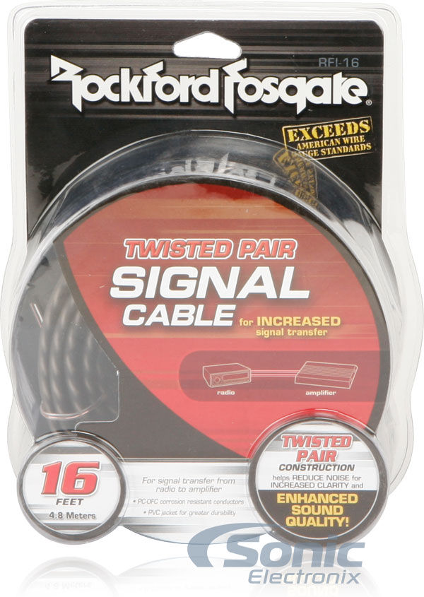 Rockford Fosgate 2-Channel RCA Cable RFI-16 Image 2