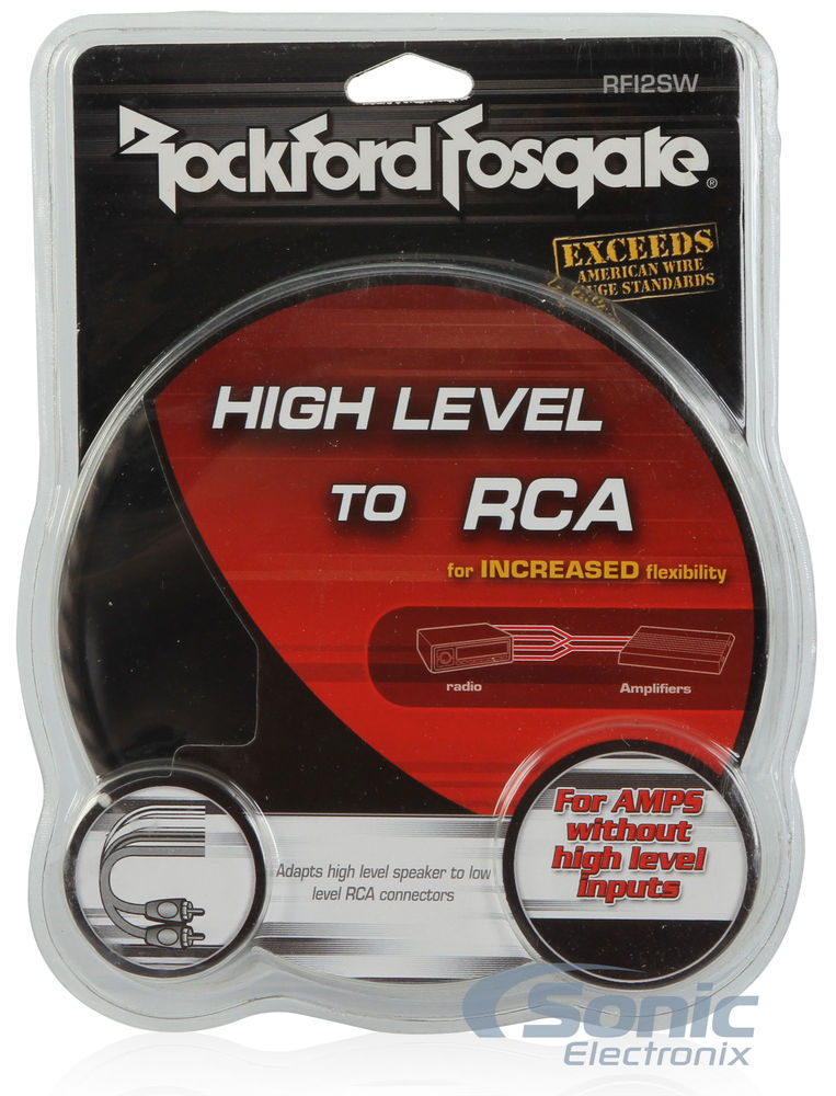 Rockford Fosgate RFI2SW Speaker to RCA Adapter Image 2
