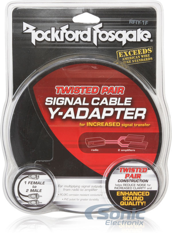Rockford Fosgate RFIY-1F Y-Adapter Image 2