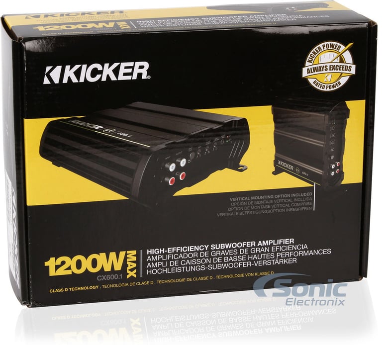 Kicker CWR124 + CX600.1 + 1SV12B Image 6