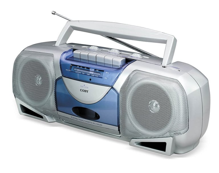 Coby CX244 (CX-244) Portable AM/FM Cassette Player/Recorder Image 1