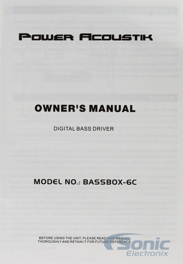 Power Acoustik BASSBOX-6C Image 7