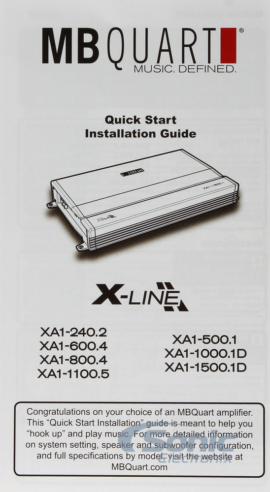 MB Quart XA1-1100.5 Image 5