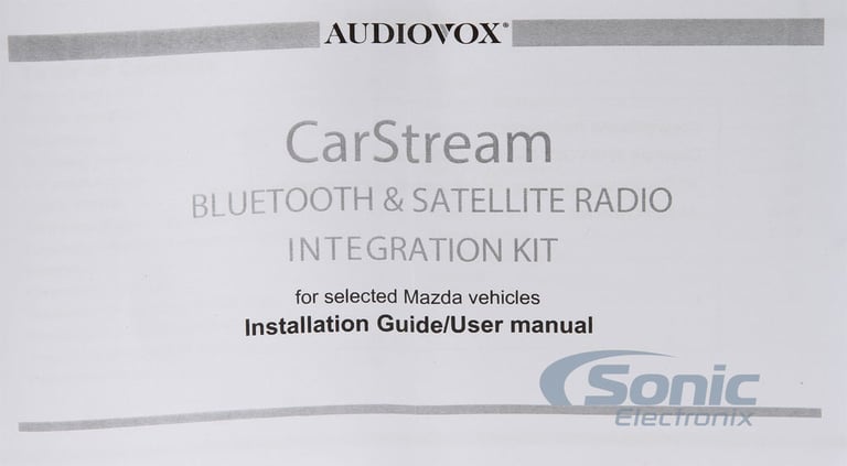 Audiovox Mazda Carstream Bluetooth Streaming Kit (BT100MAZ )  Open Box Complete (Good, Used) Image 8