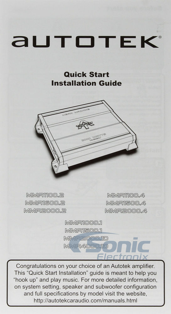 Autotek MMA1600.2 Image 6