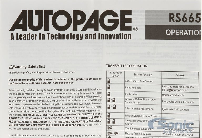 Autopage RS6652WA Image 12