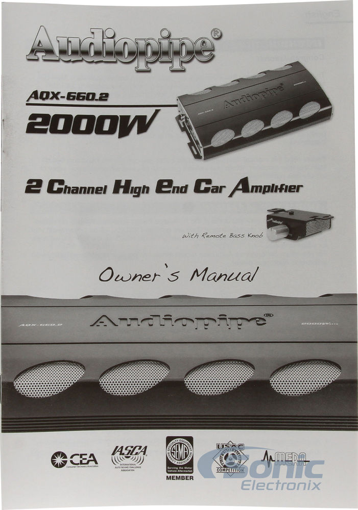 Audiopipe AQX-660.2 Image 7