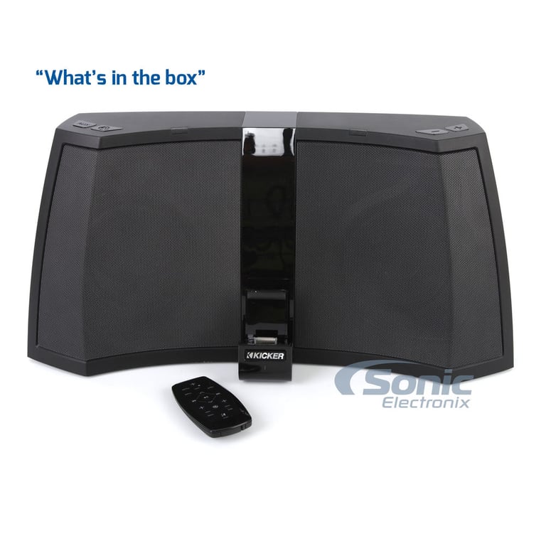 Kicker iK5 Amphitheater with 30-Pin iPhone/iPad Dock and Aux Input (40iK5 - Dock & Remote Only) Image 10