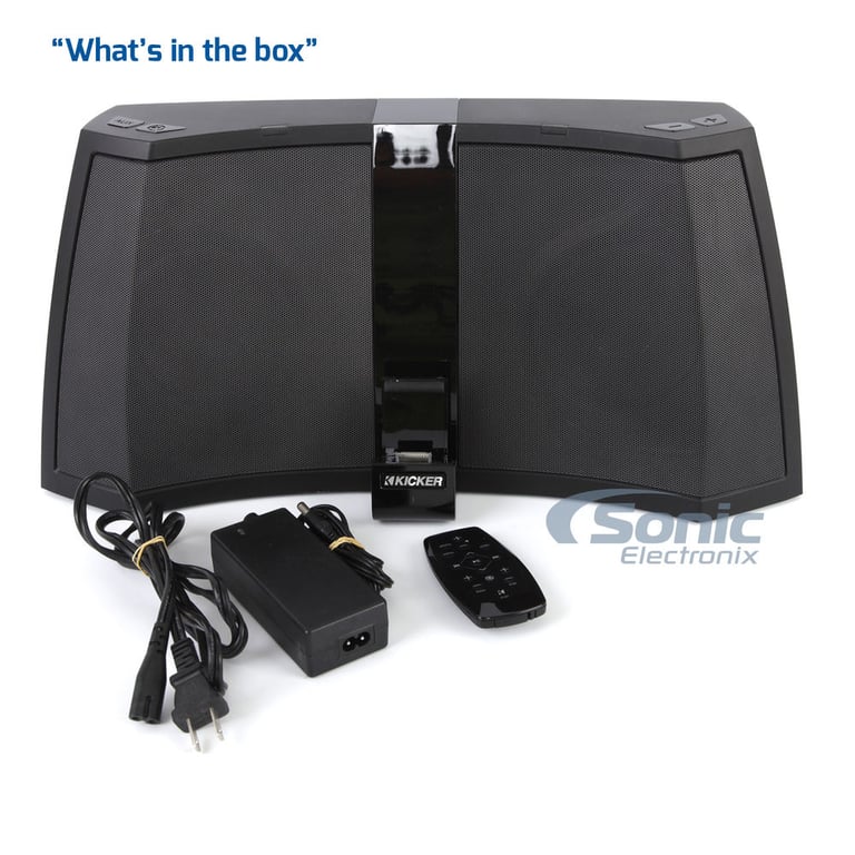 Kicker iK5 Amphitheater with 30-Pin iPhone/iPad Dock and Aux Input (40iK5 - No Manual) Image 12