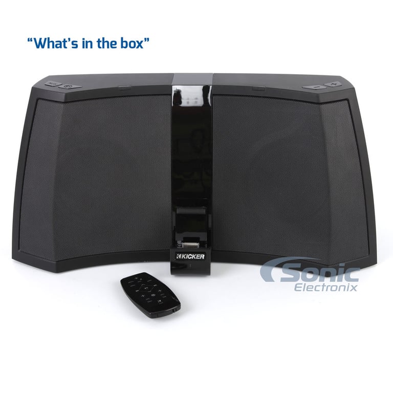 Kicker iK5 Amphitheater with 30-Pin iPhone/iPad Dock and Aux Input (40iK5 - No Manual/Power Adapter) Image 11