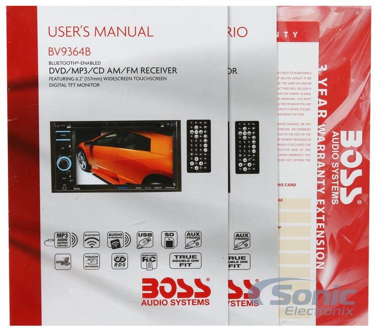 Boss BV9364B OPEN BOX COMPLETE Image 19