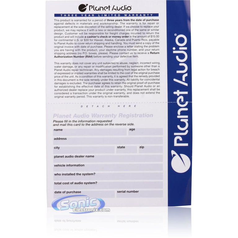 Planet Audio TQ693 OPEN BOX COMPLETE Image 20
