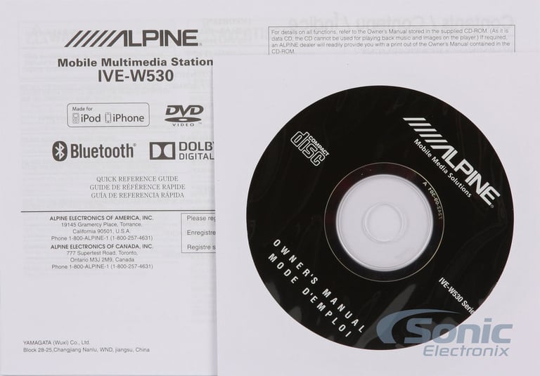 Alpine IVE-W530 OPEN BOX COMPLETE Image 18