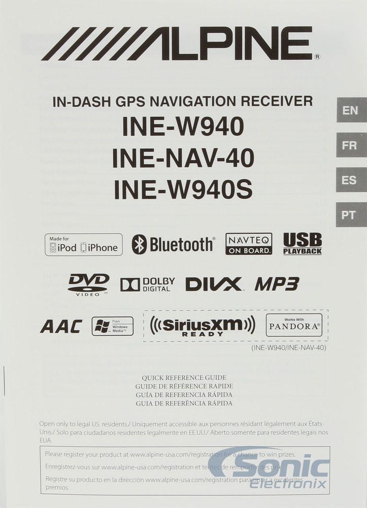 Alpine INE-W940 OPEN BOX COMPLETE Image 22