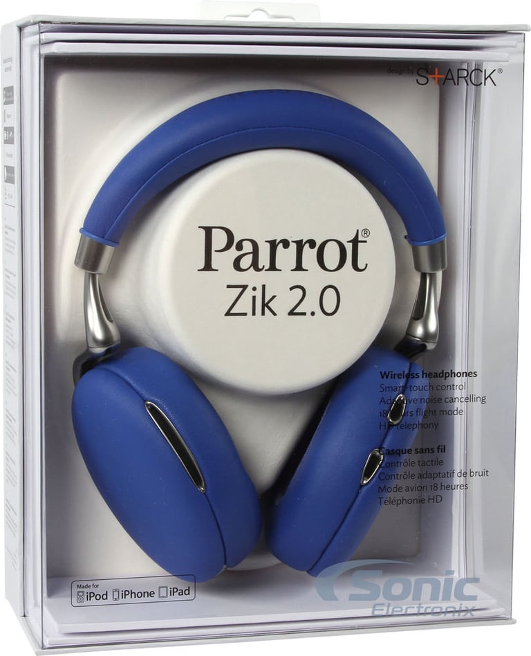 Parrot ZIK 2 Bluetooth Over-Ear Headphones BLUE (PF561004) Image 10