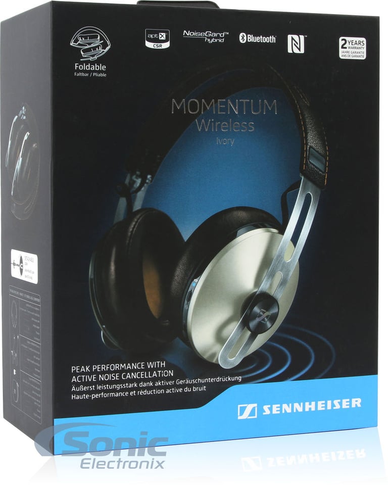Sennheiser Momentum 2.0 Over-Ear Bluetooth Headphones M2 AEBT - Ivory Image 10