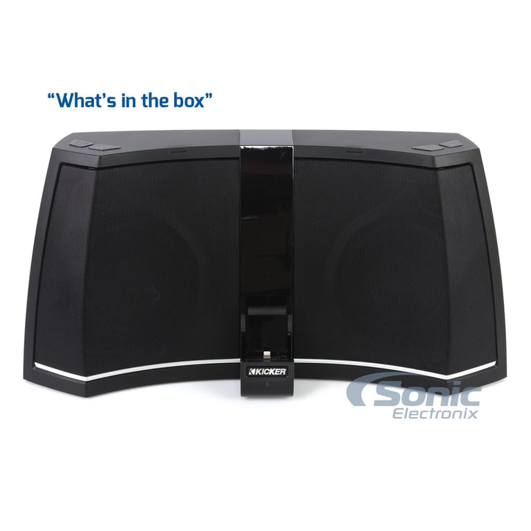Kicker IK5BTL Amphitheater with Bluetooth, Lightning Dock, USB & Aux Input (41IK5BTL - Dock Only) Image 1