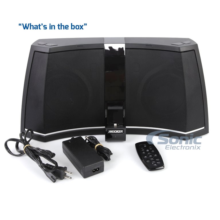 Kicker IK5BTL Amphitheater with Bluetooth, Lightning Dock, USB & Aux Input (41IK5BTL - No Manual) Image 1