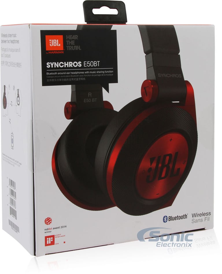 JBL Synchros E50BT Red (E50BTRED) Image 11