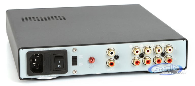 NuForce HAP-100 Black High Performance Headphone Amplifier & Stereo Preamp OPEN BOX (NO REMOTE) Image 2