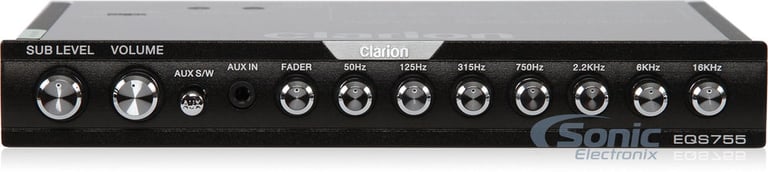 Clarion EQS755 - Car Equalizer (Replaces EQS746) Image 3