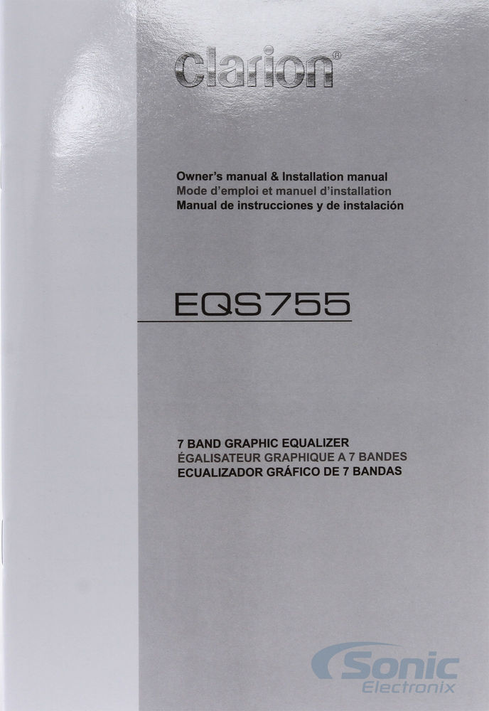 Clarion EQS755 - Car Equalizer (Replaces EQS746) Image 7
