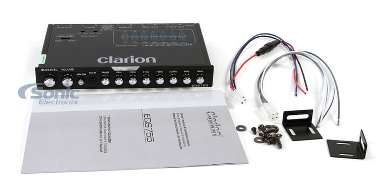 Clarion EQS755 - Car Equalizer (Replaces EQS746) Image 8
