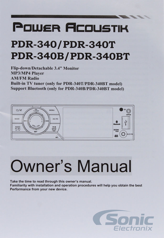 Power Acoustik PDR-340B Image 10