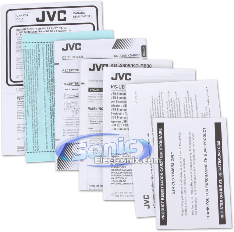 JVC Arsenal KD-A805 Image 9