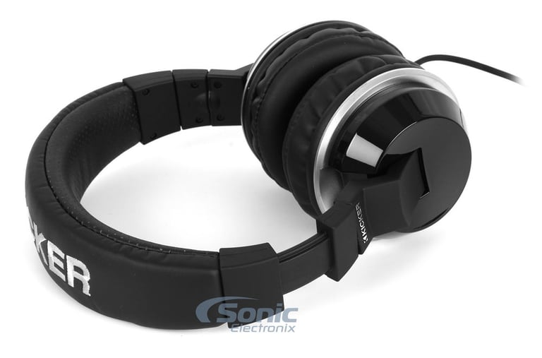 Kicker CUSH Headphones Black HP401MB (Open Box Complete) Image 5