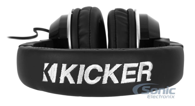 Kicker CUSH Headphones Black HP401MB (Open Box Complete) Image 7