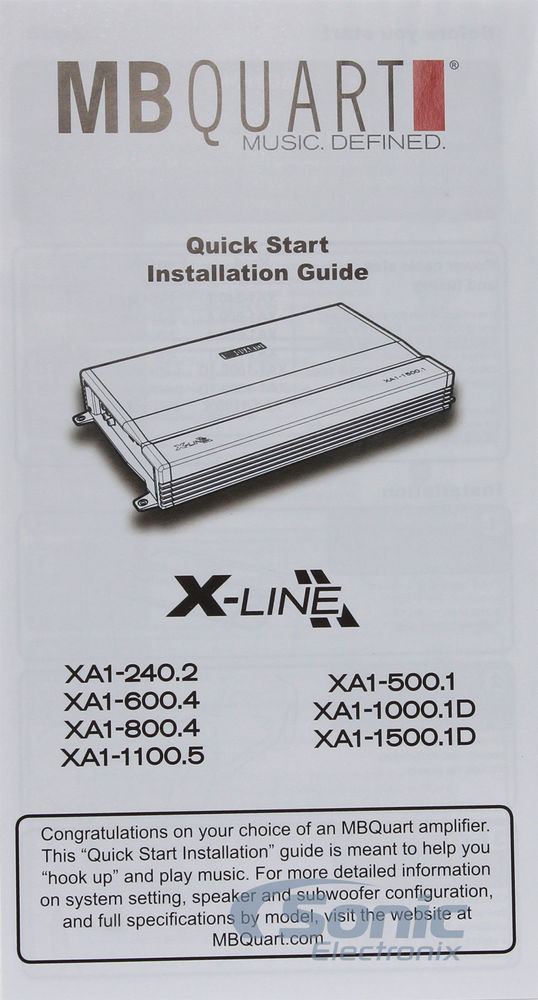 MB Quart XA1-240.2 Image 6