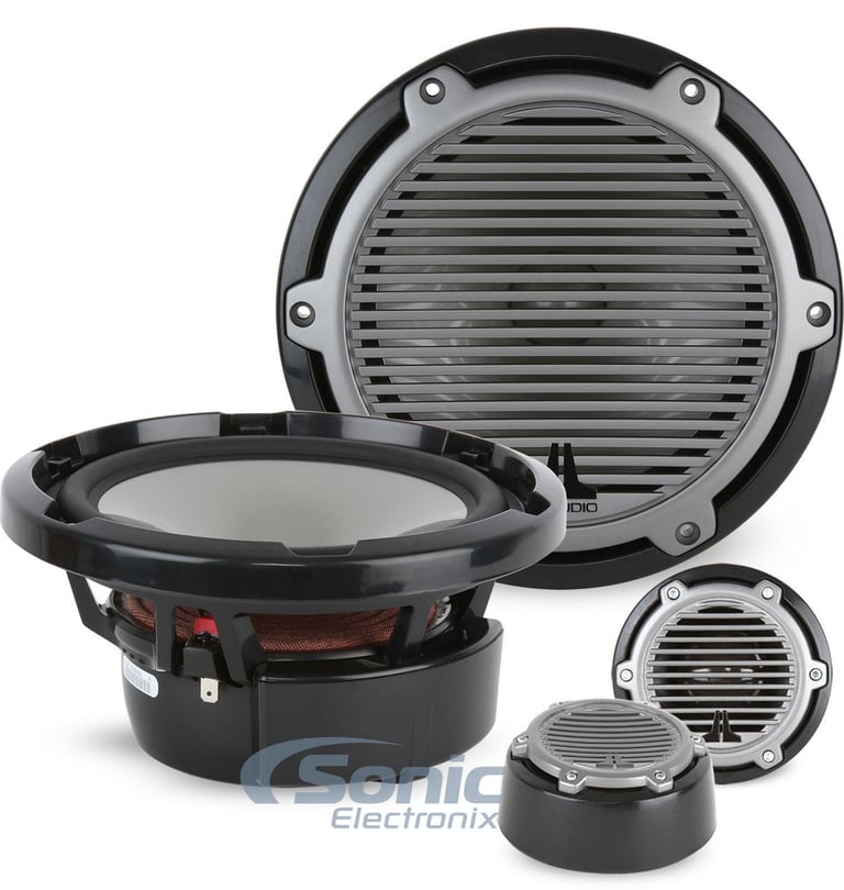JL Audio M770-CCS-CG-TB - Titanium/Black with Classic Grilles Image 1
