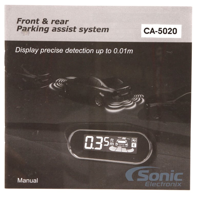 Crimestopper Front & Rear Parking Assist and Blind Spot Detectors Image 10