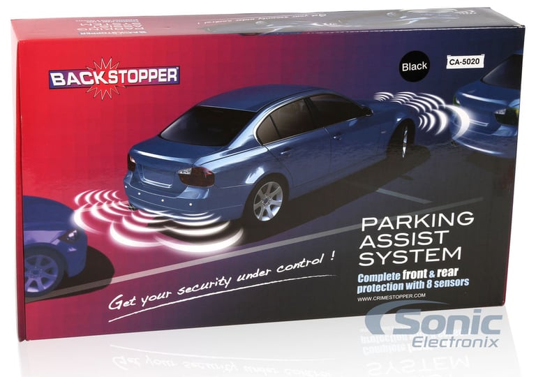 Crimestopper Front & Rear Parking Assist and Blind Spot Detectors Image 11