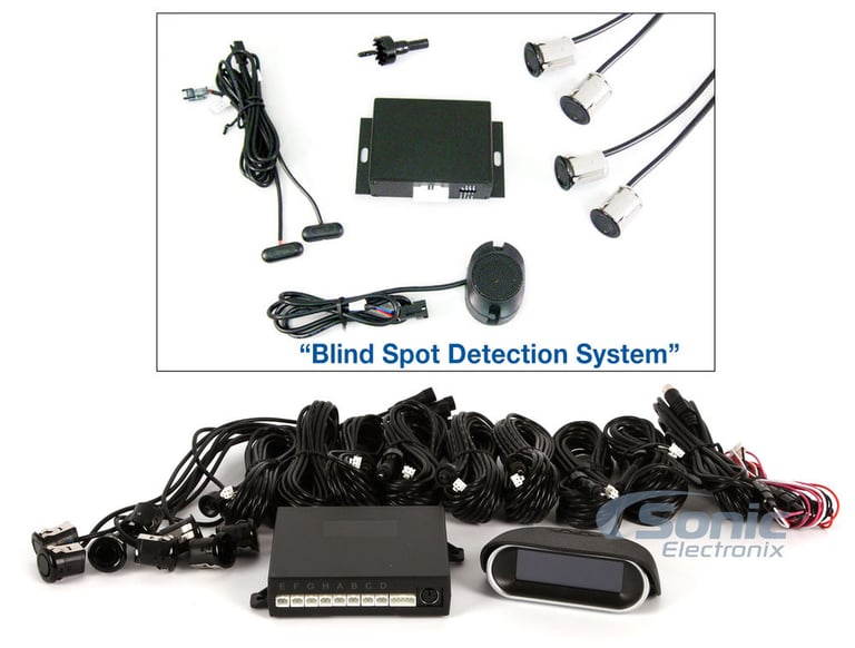 Crimestopper Front & Rear Parking Assist and Blind Spot Detectors Image 1