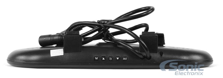BOYO Vision Backup Rearview Mirror System w/ License Plate Bar-Type Camera Image 4