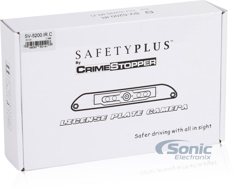 Crimestopper Rear View Mirror Monitor with Top Bar Mount Color Camera Image 14