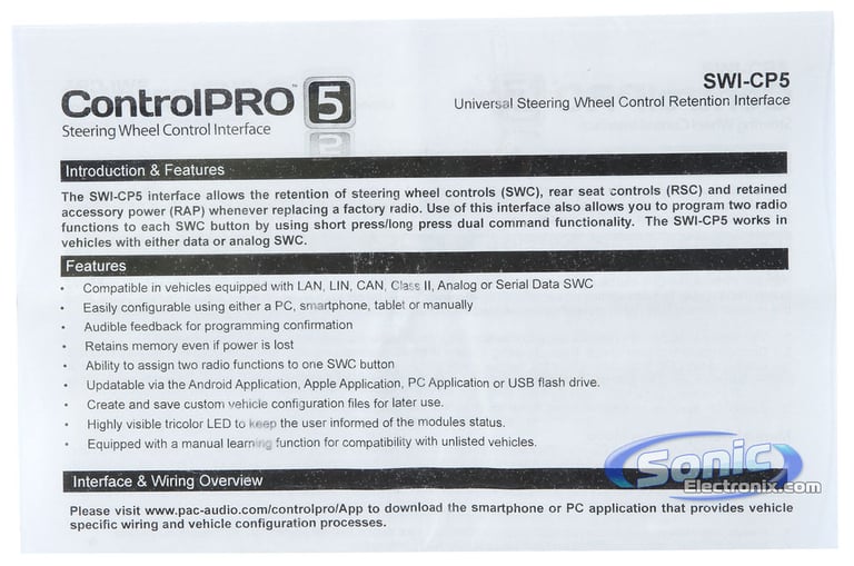 PAC ControlPro Open Box Complete Image 12