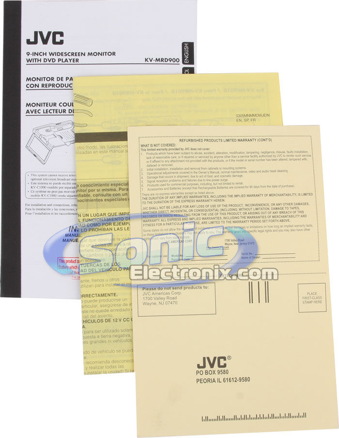 JVC KV-MRD900 R/B Image 8