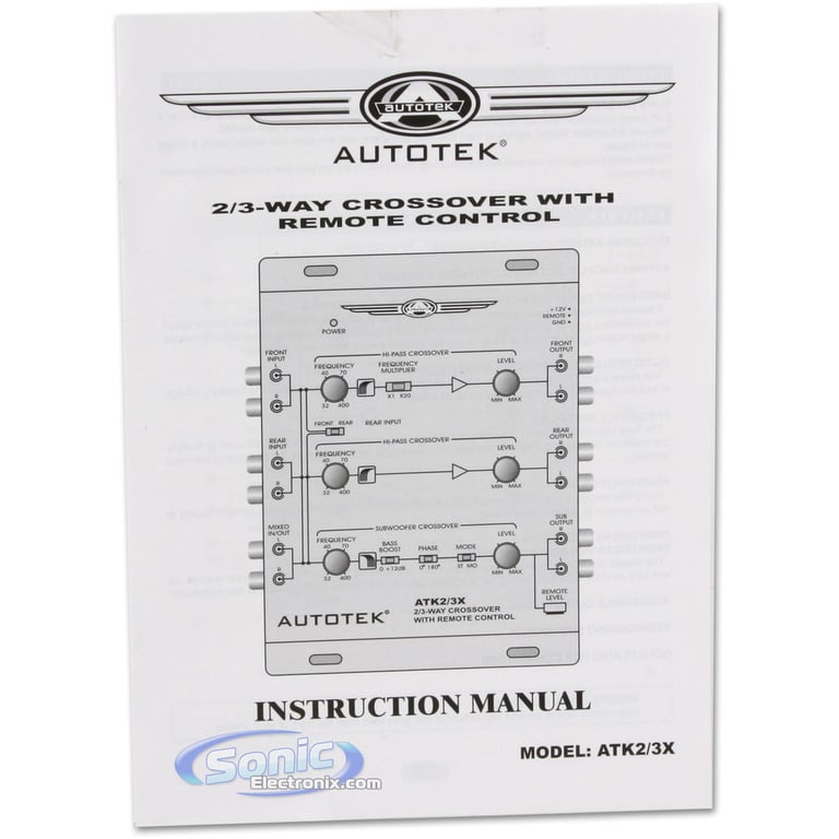 Autotek ATK2/3X OPEN BOX COMPLETE Image 16